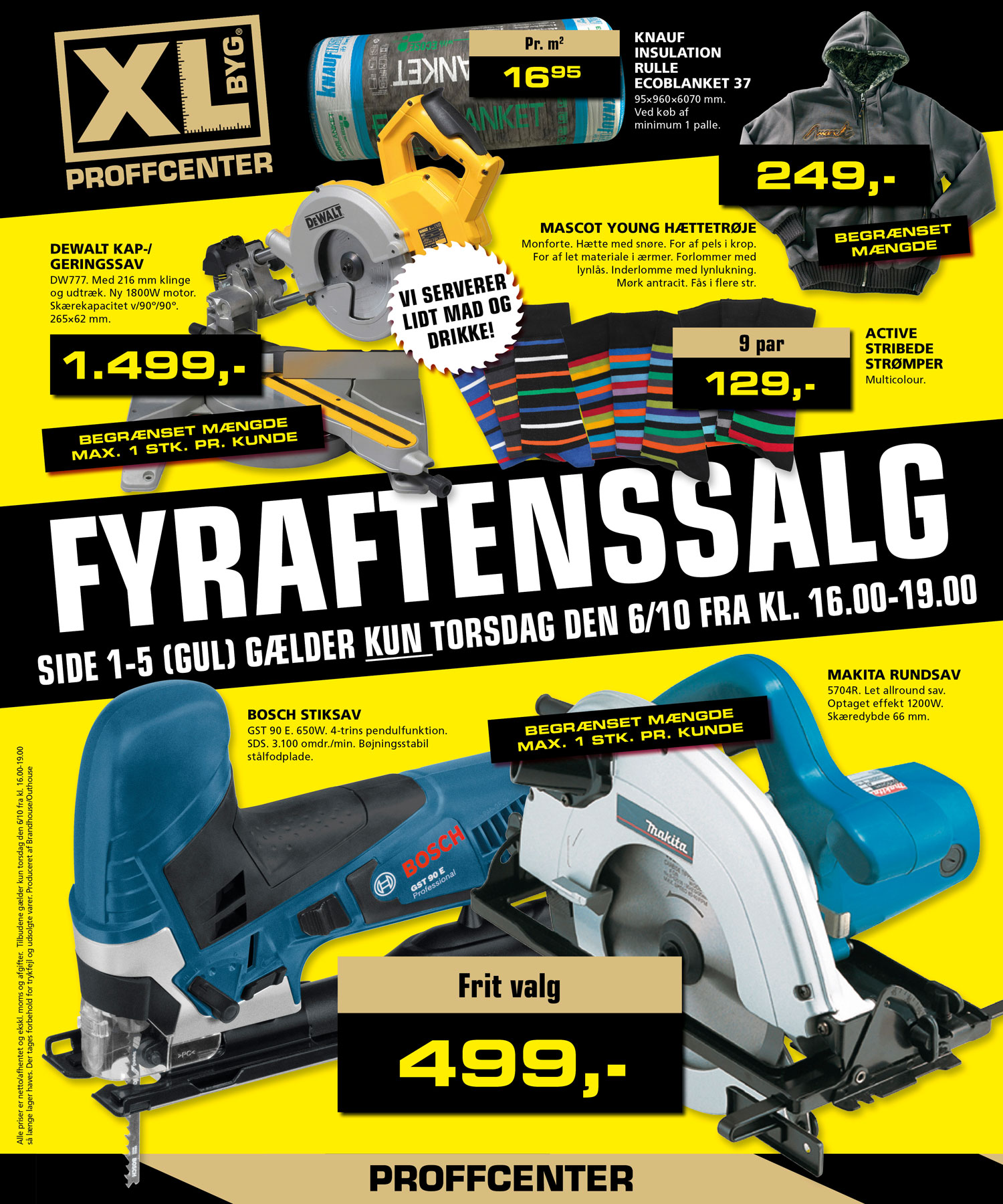 Fyraftenssalg for i XL-BYG